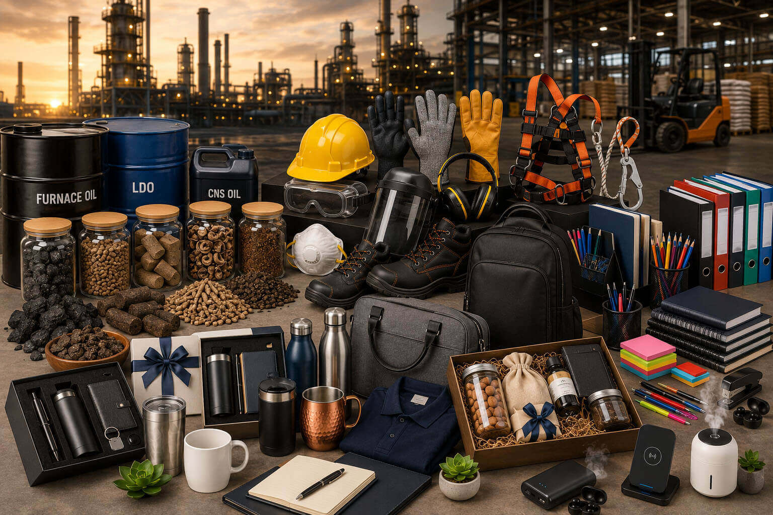 Industrial product categories supplied by SKSC